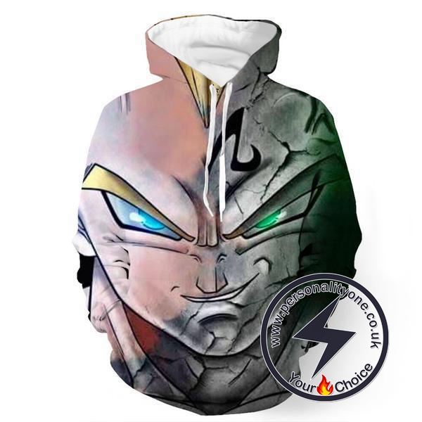 Dragon Ball Z - Majin Vegeta 3D - Hoodies